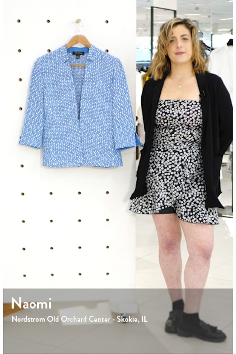 Engineered Coastal Texture Tweed Knit Jacket video