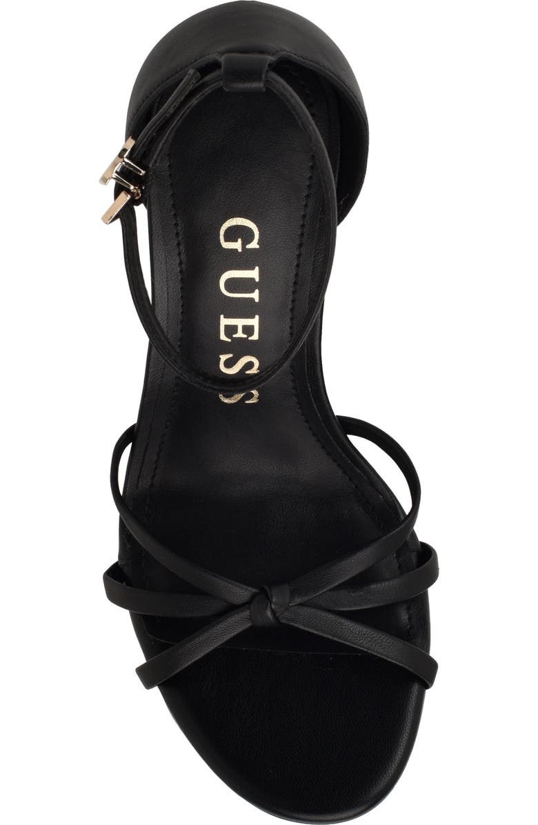 GUESS Spring Ankle Strap Sandal, Alternate, color, Black