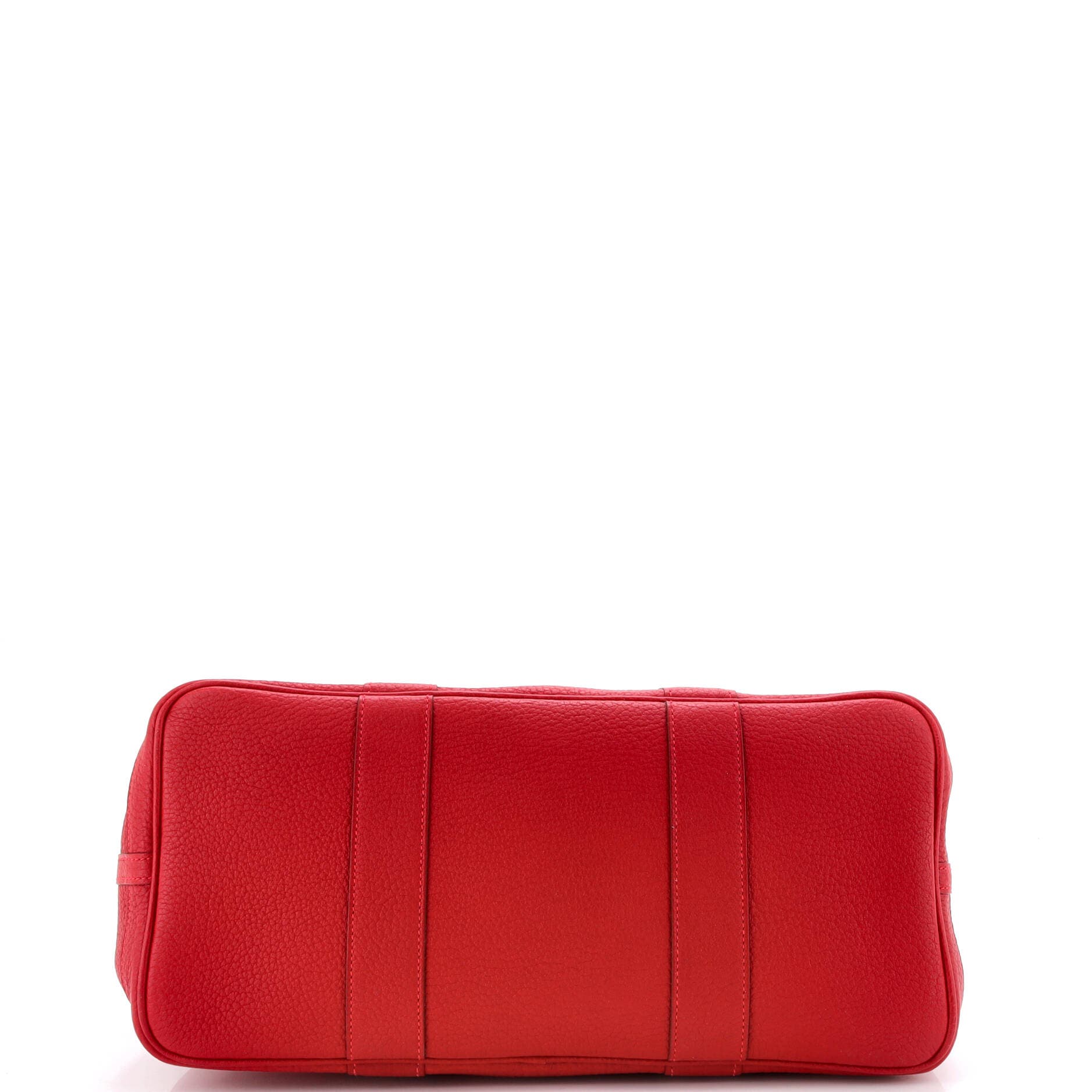 Pre-Owned Hermes Garden Party Tote Leather 36, Alternate, color, Rouge Casaque