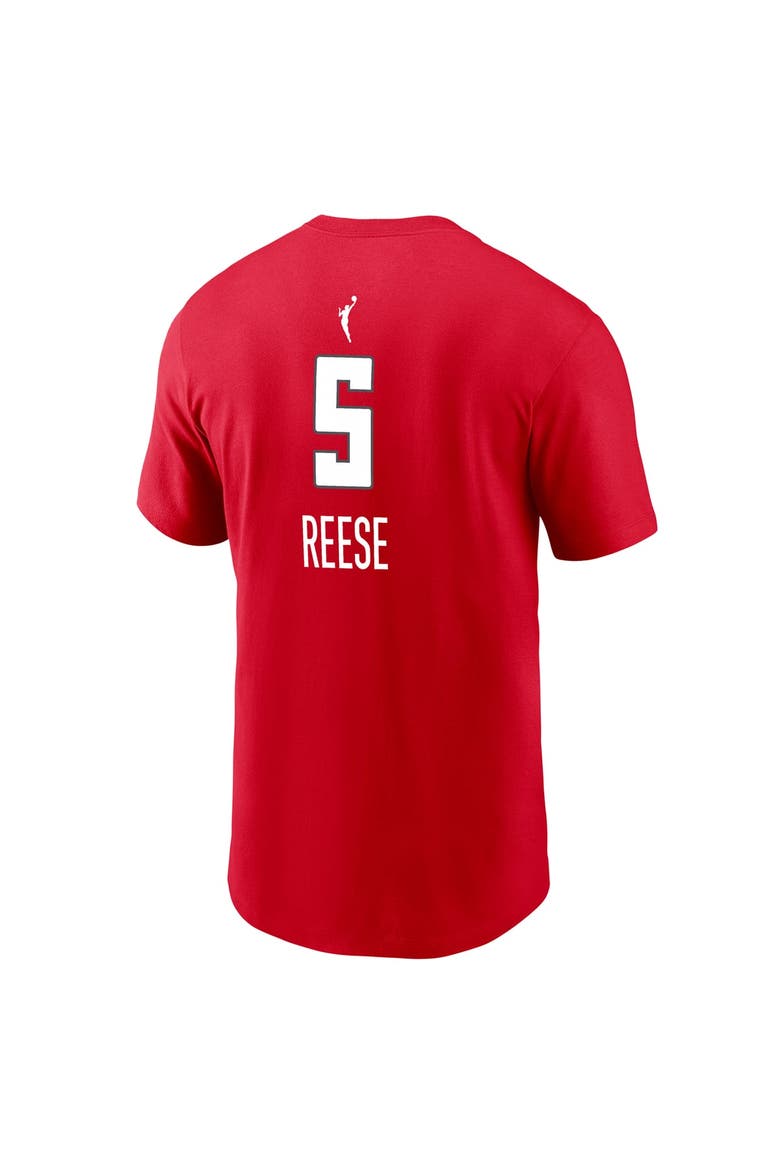 Men's Nike Angel Reese Red Atlanta Dream Explorer Edition Name & Number T-Shirt, Alternate, color, Red