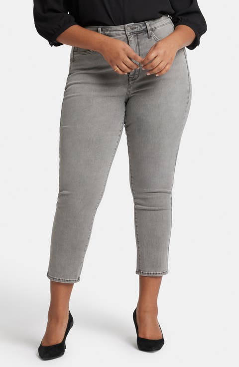Curve Shaper Sheri Ankle Slim Jeans (Island Pines) (Plus)