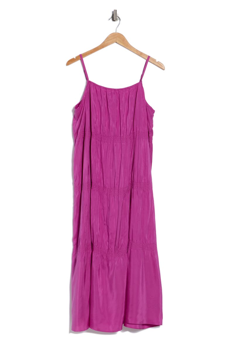 Smocked Cami Maxi Dress, Alternate, color, GRAPE