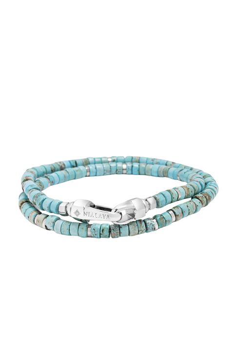 Heishi Wrap Bracelet