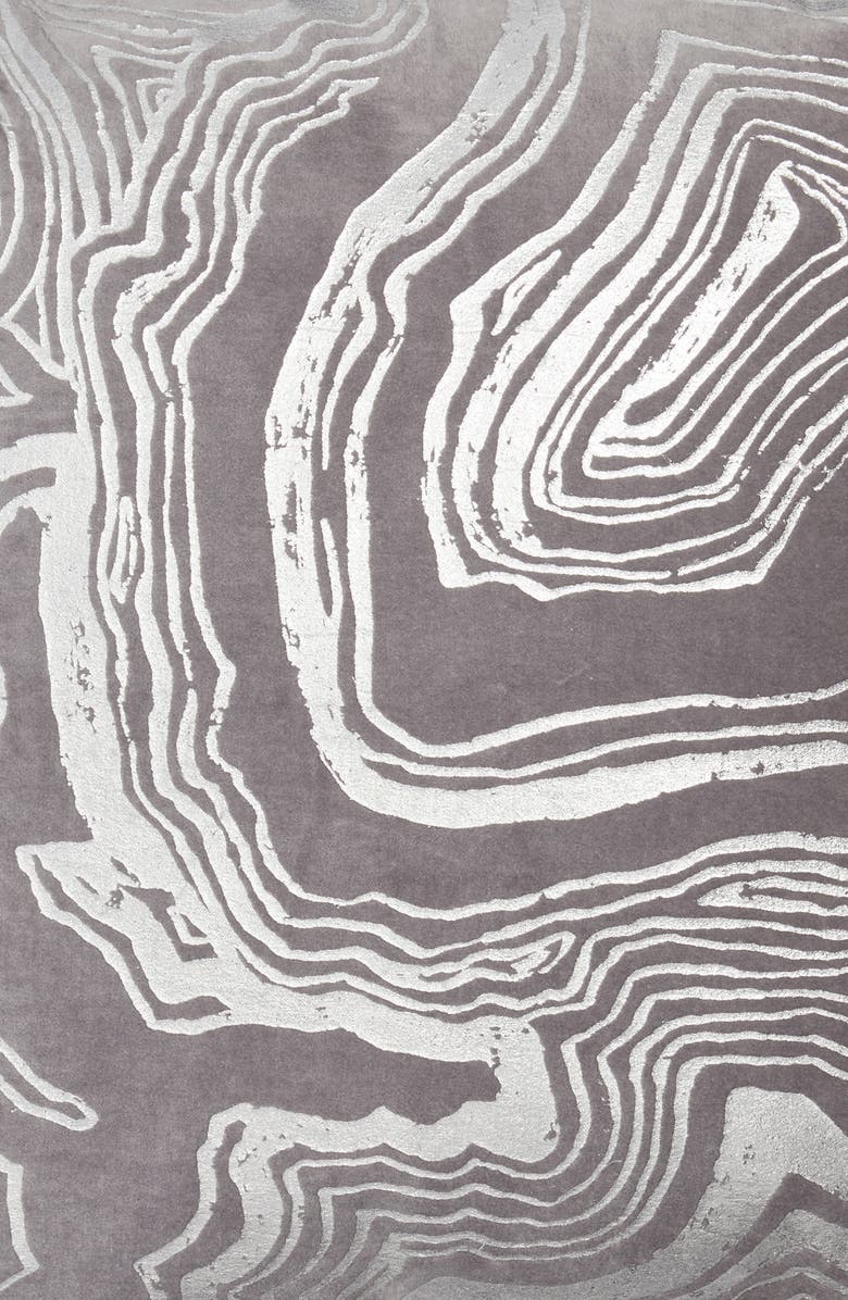 NORDSTROM AT HOME Foil Print Pillow, Alternate, color,