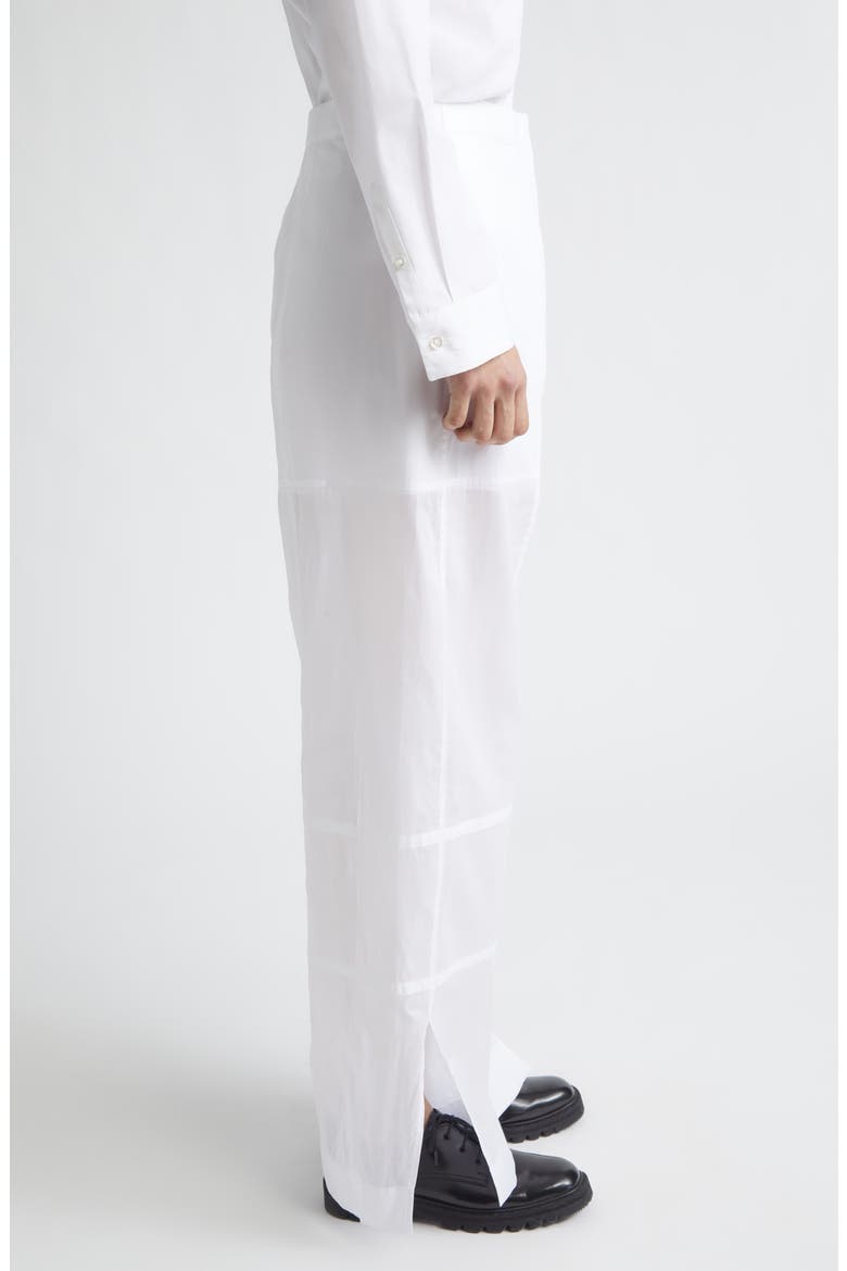 Multicut Cotton Pants, Alternate, color, OPTIC WHITE