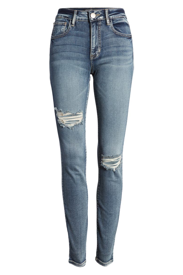 Ripped Skinny Jeans, Alternate, color, BOYFRIEND WASH