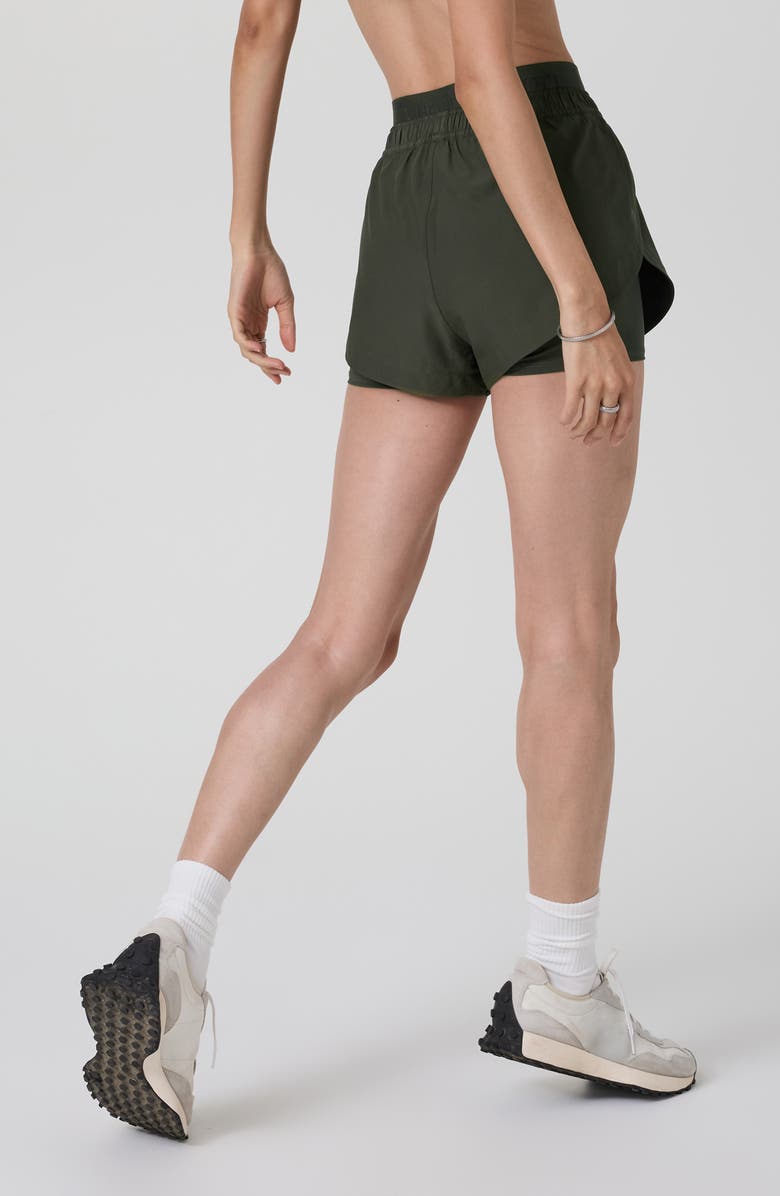 Vuori Luna Shorts, Alternate, color, Kale