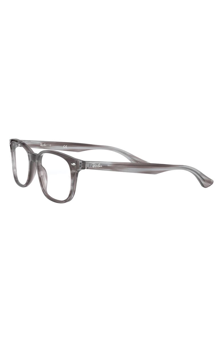 Ray-Ban 53mm Optical Glasses, Alternate, color, Striped Grey