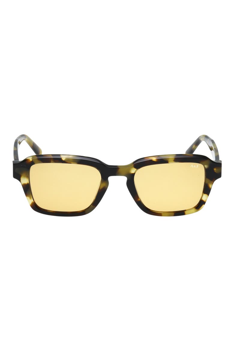 51mm Round Sunglasses, Main, color, BLONDE HAVANA / BROWN