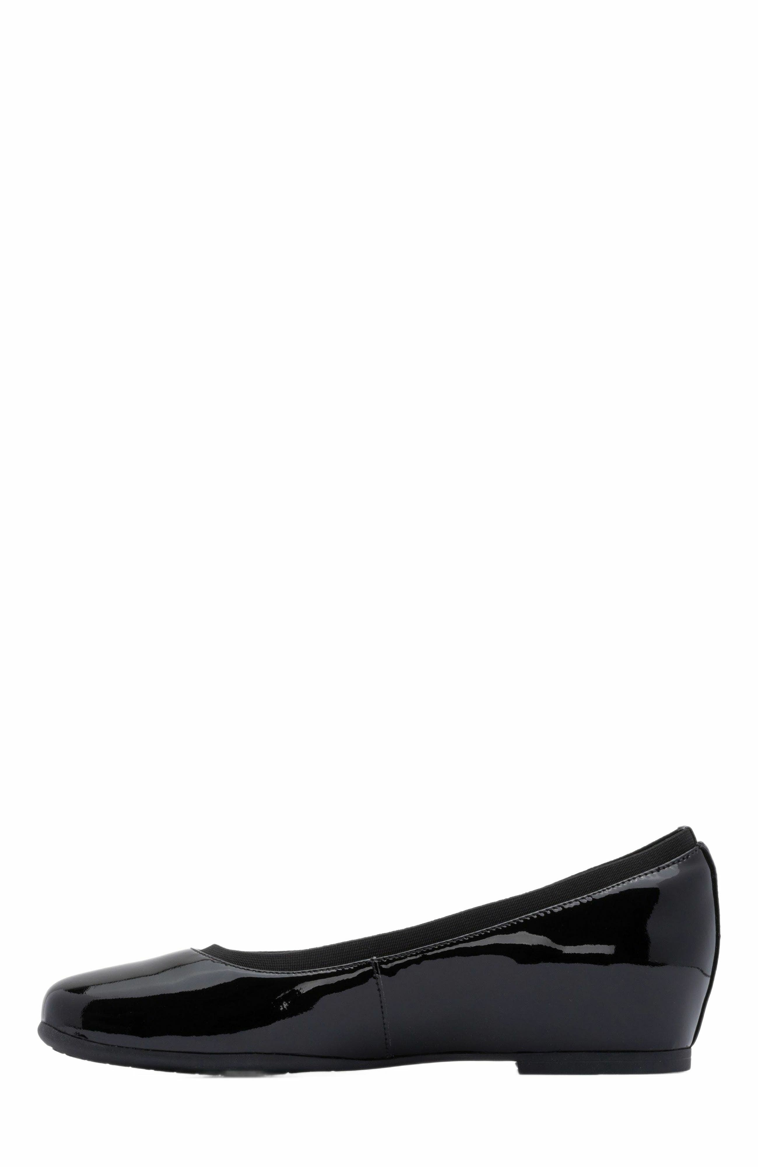 ABEO Cadence Ballet Flat, Alternate, color, Black - Regular