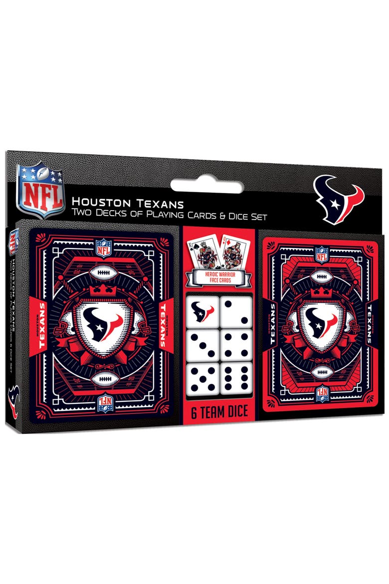 Houston Texans Playing Cards & Dice, Main, color, Multicolor
