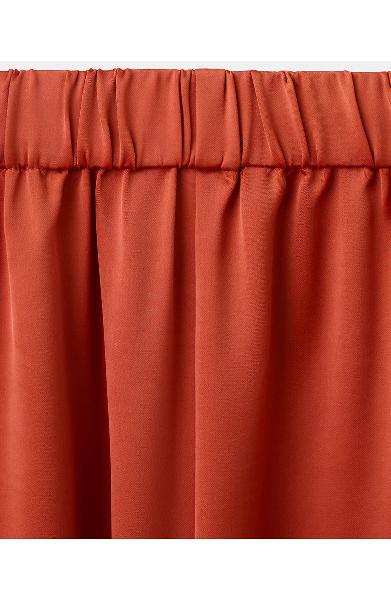 MANGO Straight Leg Satin Pants, Alternate, color,
