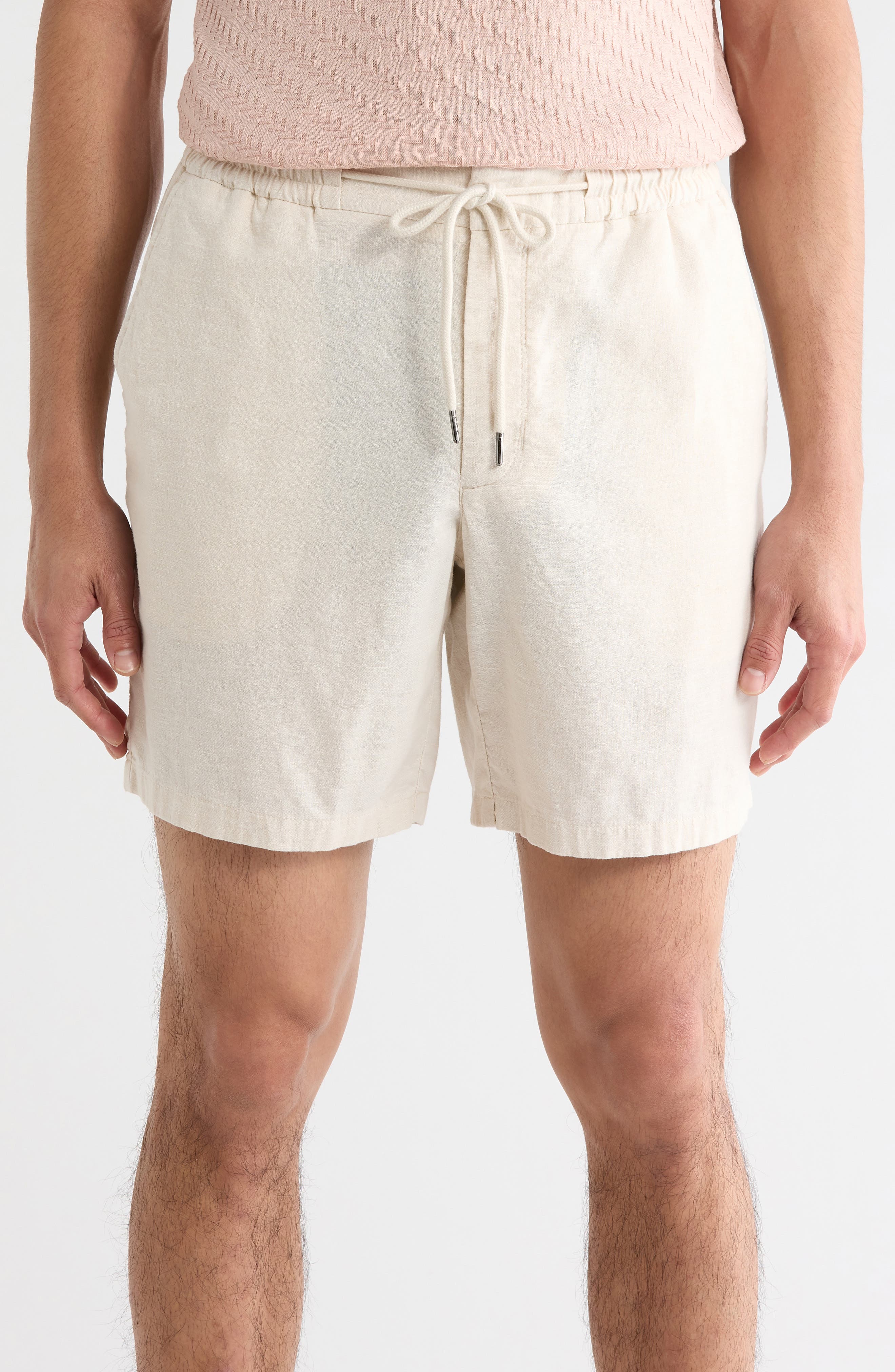 Linen Blend Shorts - image 3
