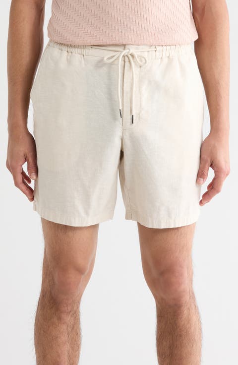 Linen Blend Shorts