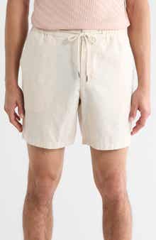 7-Inch Linen Blend Shorts
