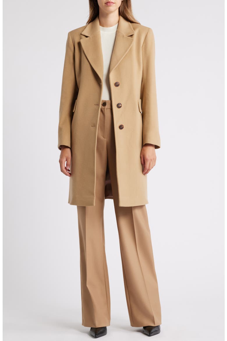 Charlie Wool Coat (Nordstrom Exclusive), Alternate, color, CAMEL