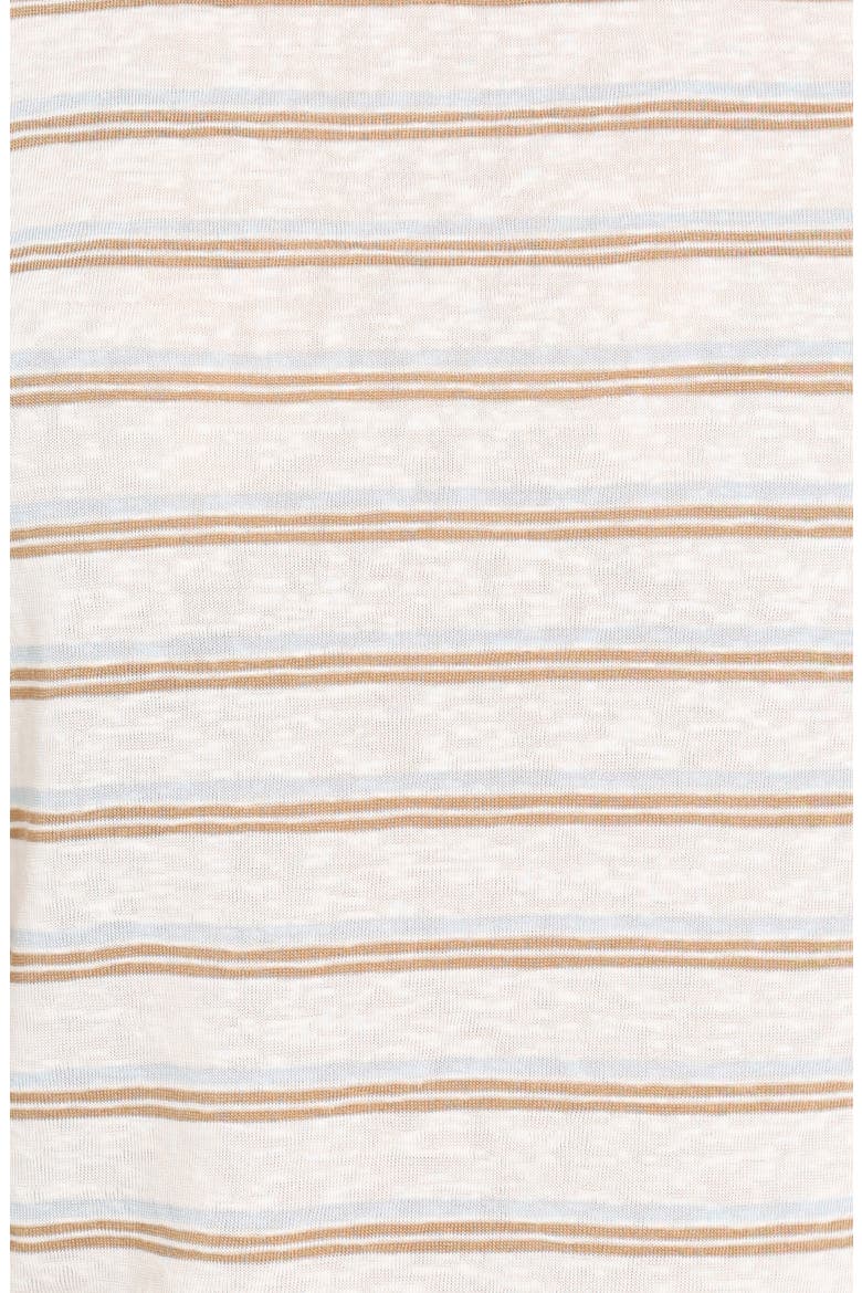 Billi Stripe Baby Tee, Alternate, color, BEIGE STRIPE