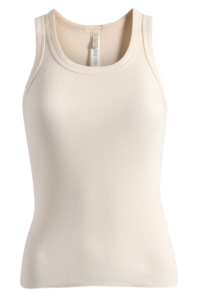 Scoop Cotton Rib Tank, Main, color, MARBLE