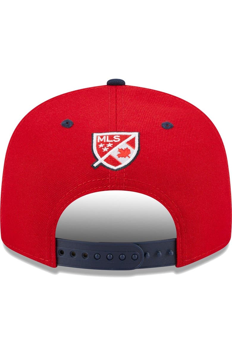 New Era Men's New Era Red Toronto FC Canada Day 9FIFTY Snapback Hat, Alternate, color, 