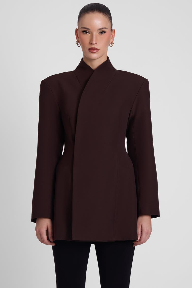 Cairo Hourglass Belted Coat, Main, color, Brown
