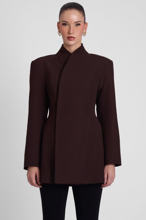 Cairo Hourglass Belted Coat