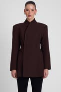 LEAU Cairo Hourglass Belted Coat