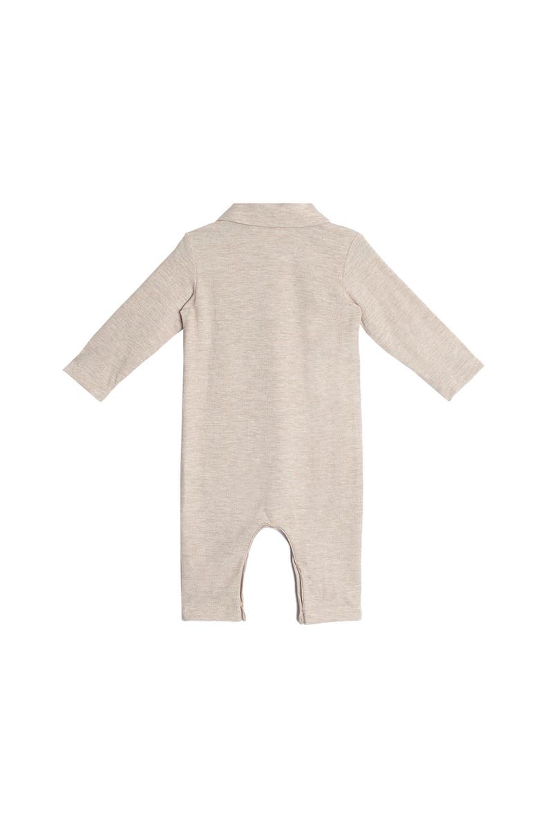 Beckett and Bear Millie Brothers Romper, Alternate, color, Brown
