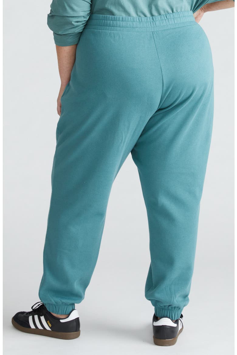 Lyria Fleece Sweatpants, Alternate, color, TEAL