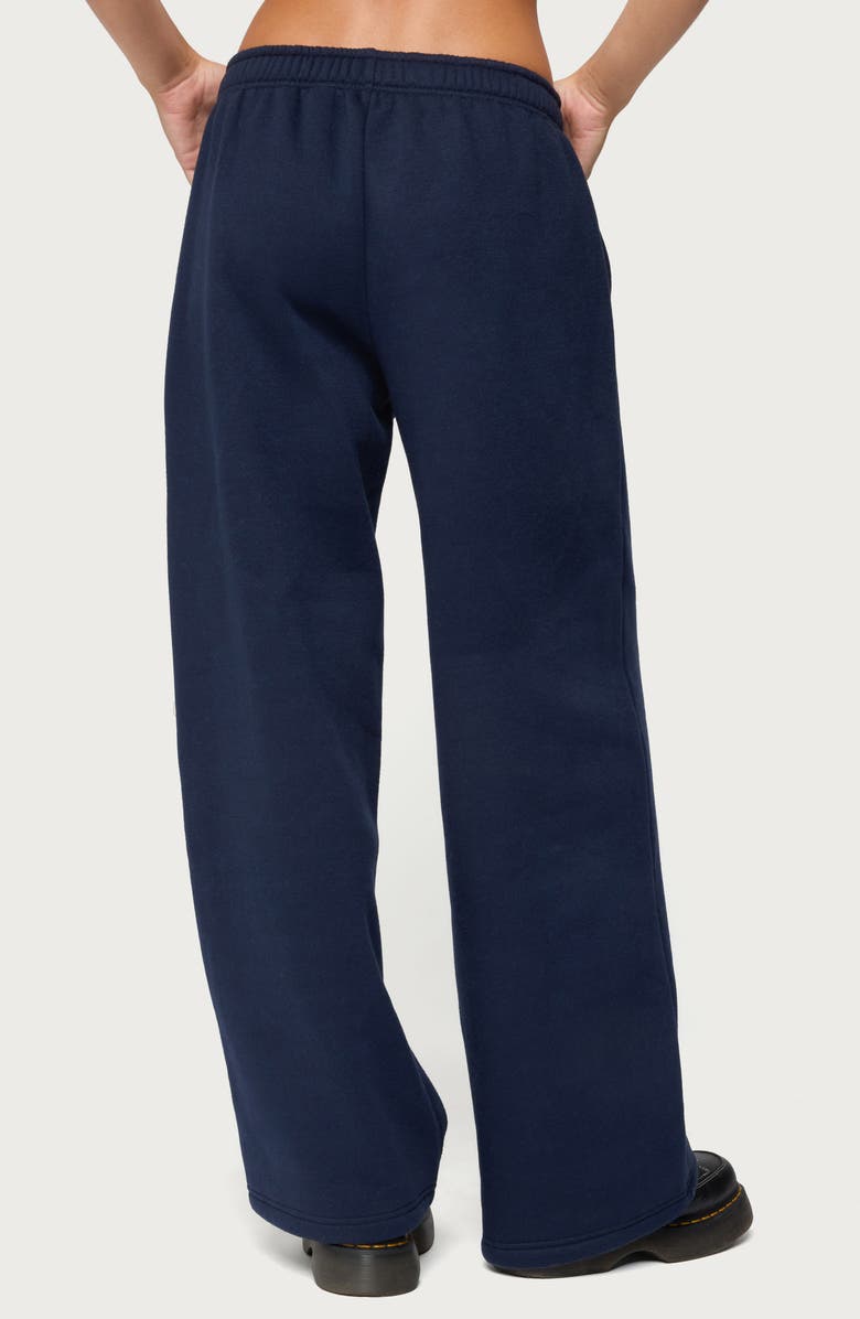 EDIKTED I Heart London Sweatpants, Alternate, color, Navy
