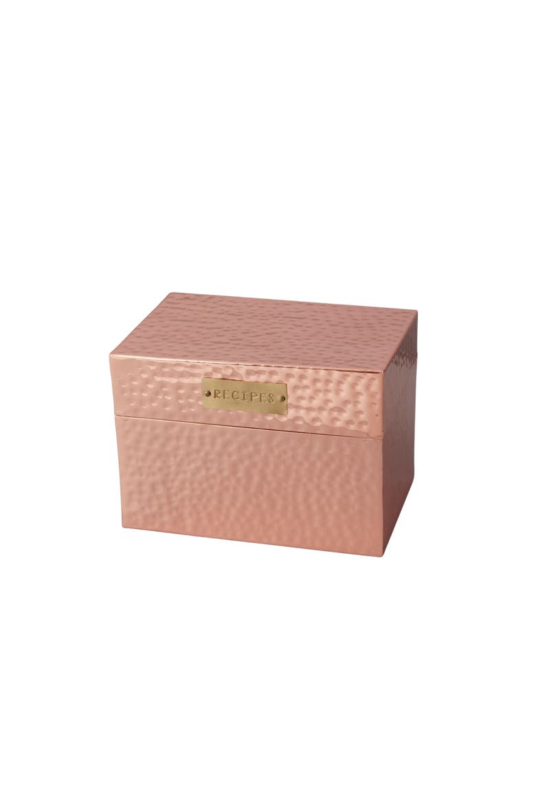 Camden Recipe Box, Main, color, Beige
