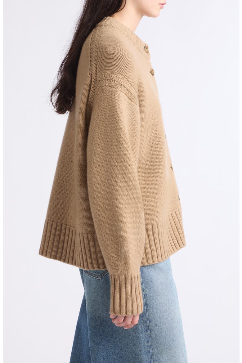 Cozy Cashmere Cardigan, Alternate, color, CAMEL