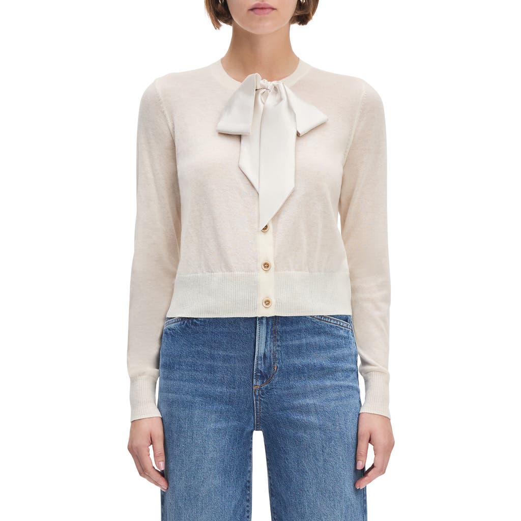 Favorite Daughter The Take A Bow Cardigan In White