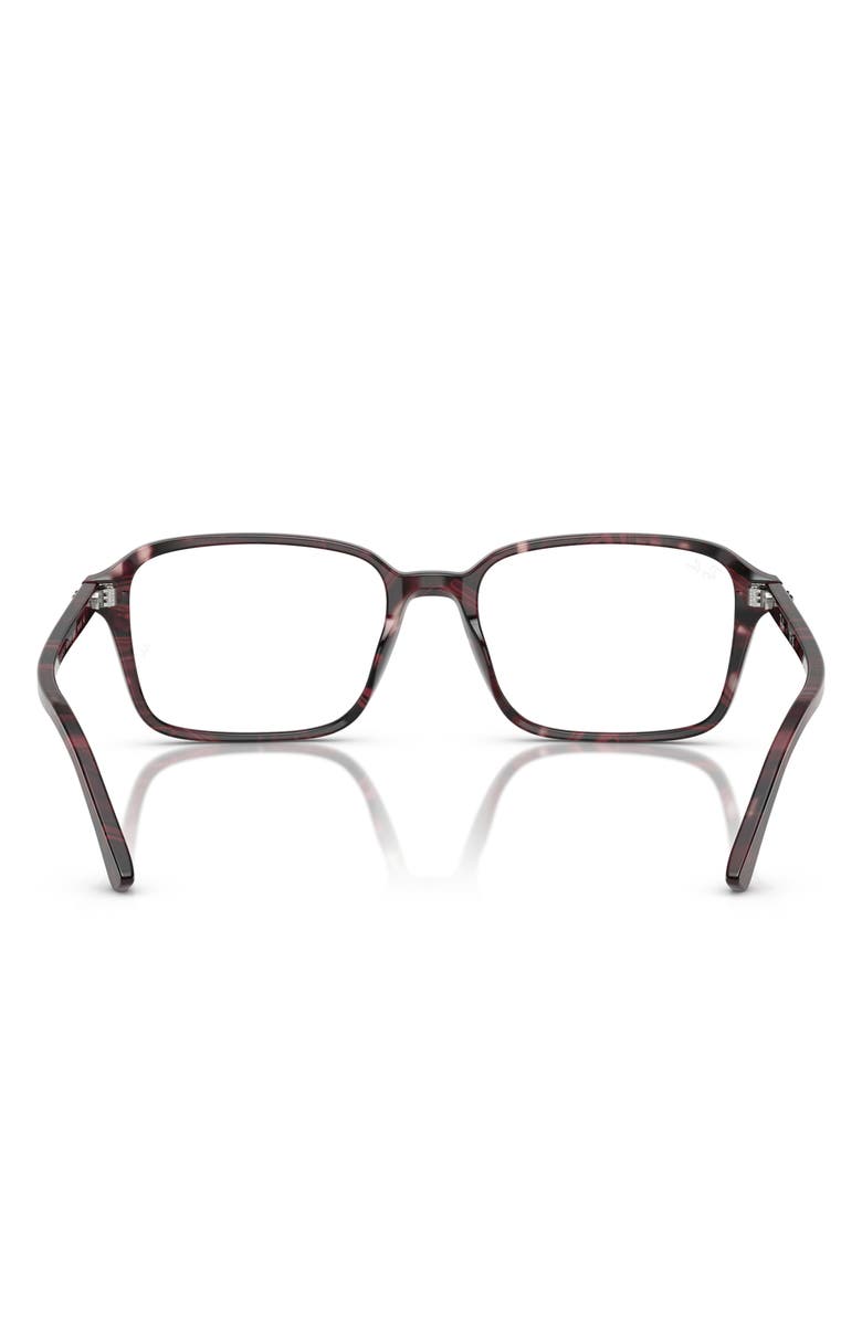 Ray-Ban 54mm Square Optical Glasses, Alternate, color, Violet