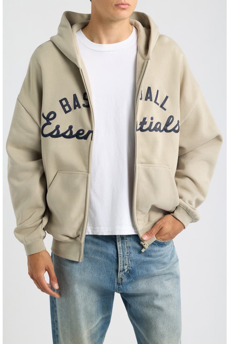 x MLB Full Zip Hoodie, Main, color, SEAL