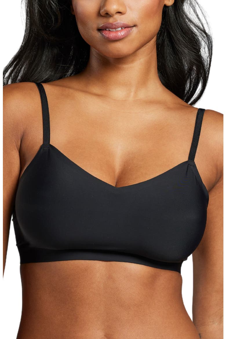 Invisible Non-Padded Bra, Main, color, Black