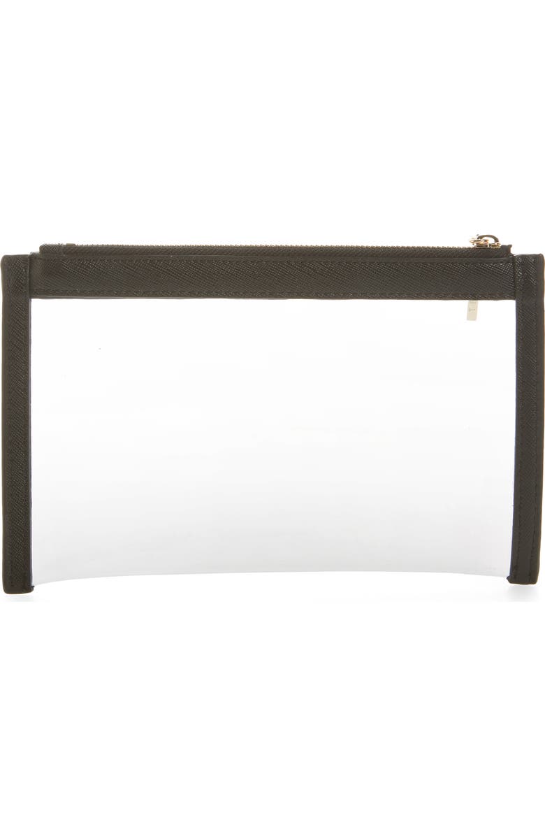 Truffle Mini Clarity Clutch, Alternate, color,