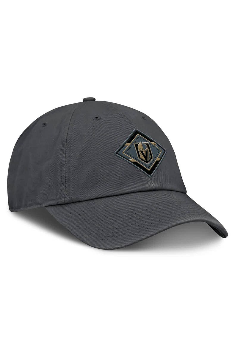 FANATICS Women's Fanatics Charcoal Vegas Golden Knights Authentic Pro Rink Adjustable Hat, Alternate, color, Charcoal