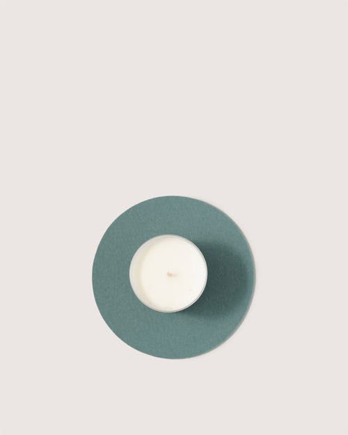 Graf & Lantz Graf Lantz Merino Wool 8" Round Trivet In Green