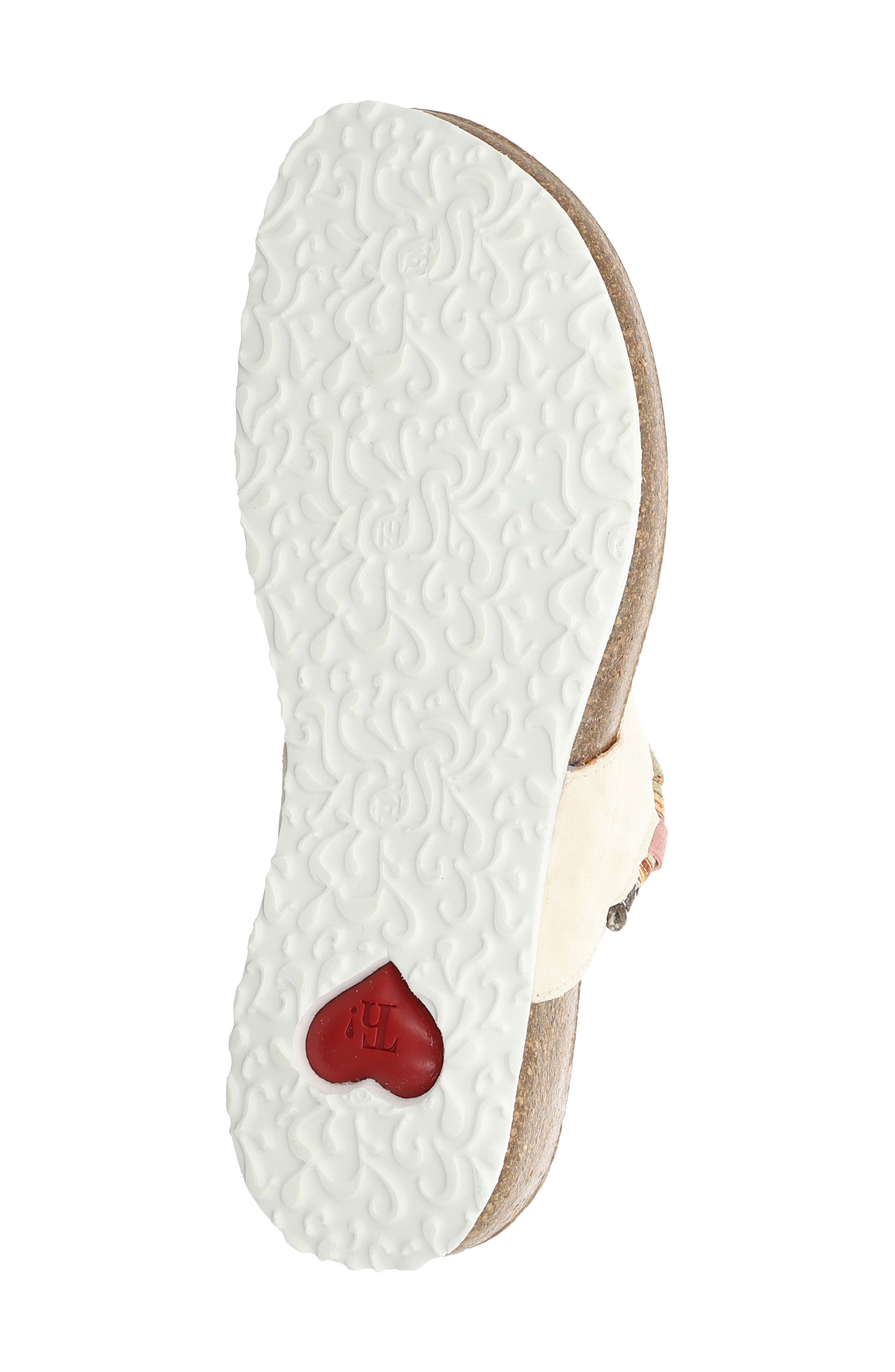 Think! Julia Rope Flip Flop, Alternate, color, Bianco Combo