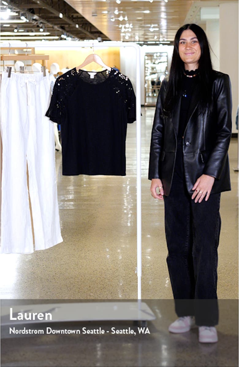 Eyelet Sleeve T-Shirt, sales video thumbnail