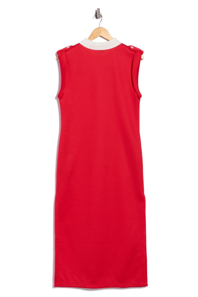 Collared Midi Dress, Alternate, color, LOVE