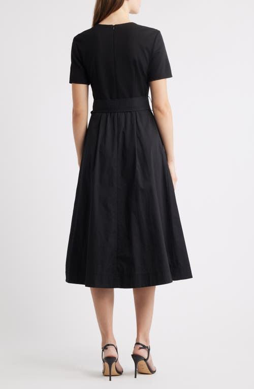 Eliza J Bow Detail Midi Dress