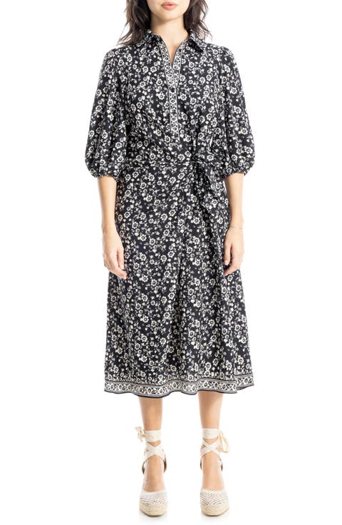 Puff Sleeve Shirtdress