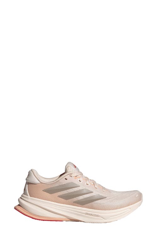 Adidas Originals Adidas Supernova Rise 2 Running Shoe In Quartz/champagne Met./ruby