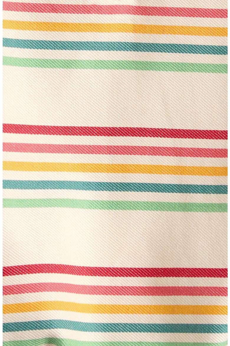 Stripe Organic Cotton Twill Bubble Romper, Alternate, color, CREAM MULTI