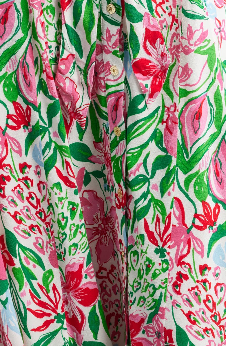 Lilly Pulitzer<sup>®</sup> Larkyn Midi Shirtdress, Alternate, color, Multi Glowing Gardens