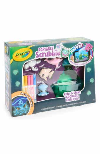 Scribble Scrubbie Glow Ocean Pets Set
