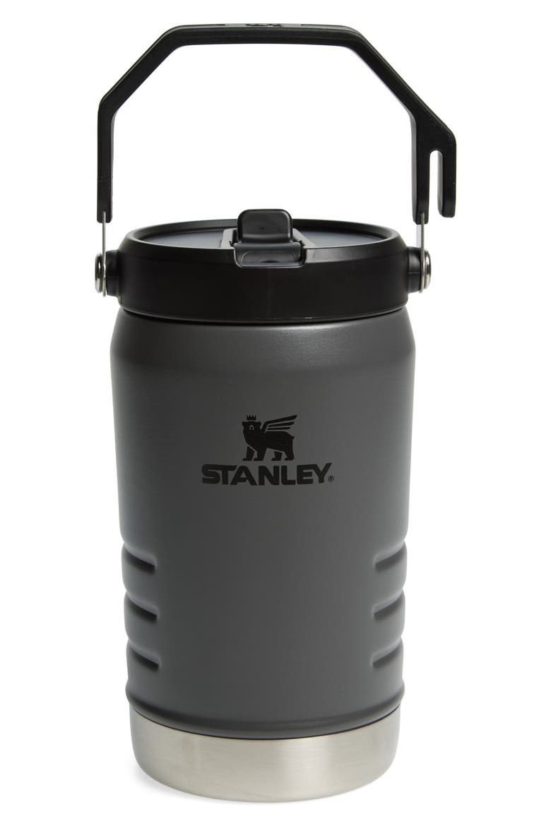 The IceFlow™ Flip Straw 40-Ounce Tumbler, Main, color, CHARCOAL
