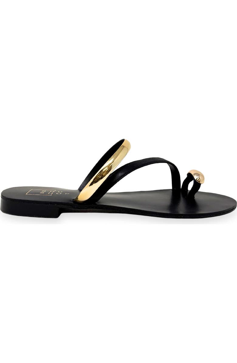 SHUSHOP Brenda Slide Sandal, Alternate, color, Black