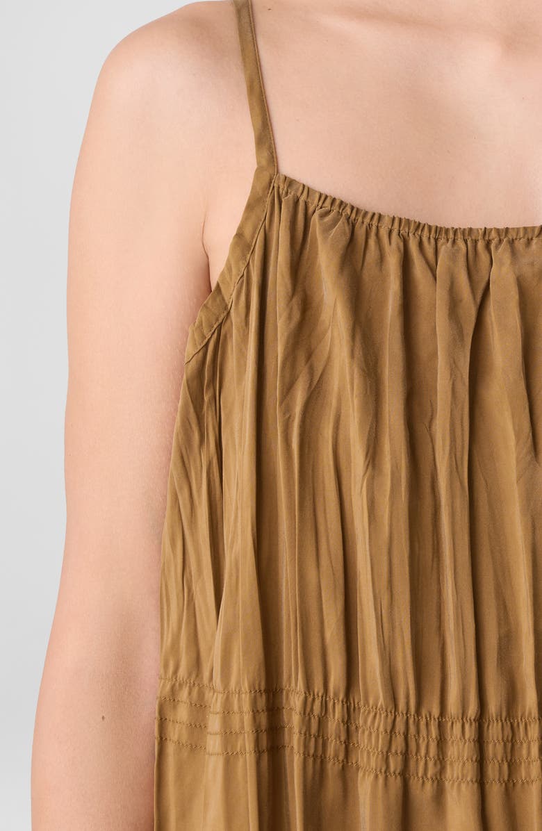 Eileen Fisher Smocked Cami Maxi Dress, Alternate, color,